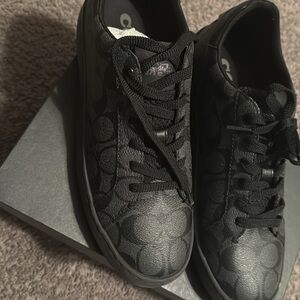 Men’s black Luxury Coach Sneakers